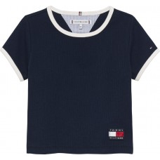 TOMMY HILFIGER μπλούζα παιδική KG0KG09066-C1G μπλε